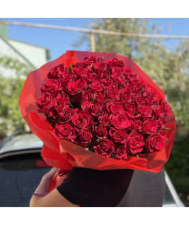 51 RED ROSE 75 СМ 